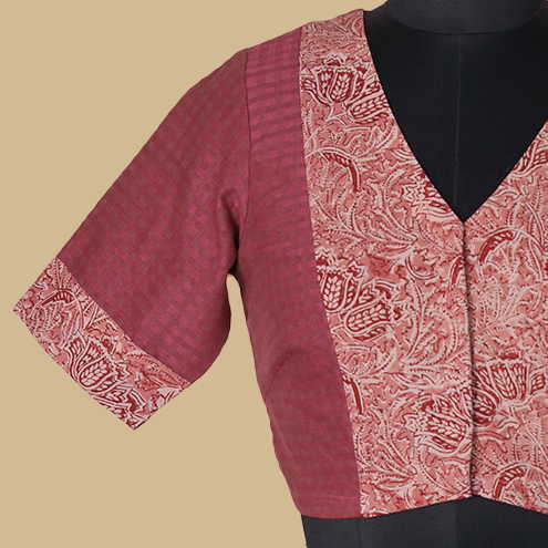 Shruti - Boddu Kalamkari Blouse  -32,34,36,38,40,42