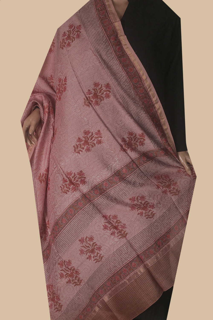 Chanderi  Silk Cotton Dupatta - Matkatus
