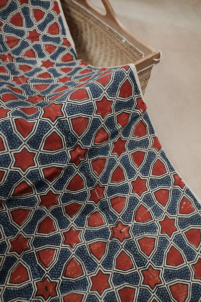 Ajrak Cotton Fabric-Matkatus