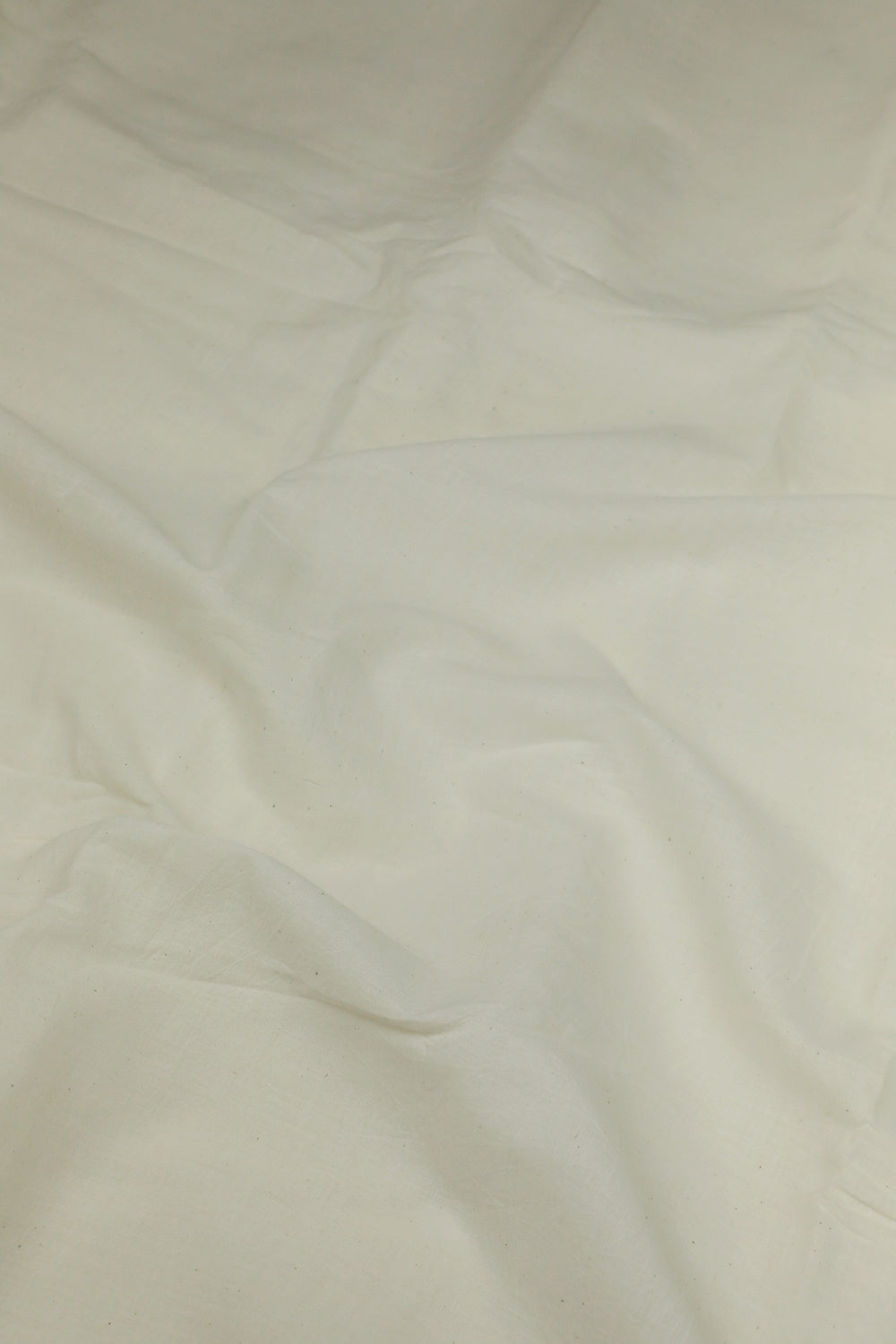 Off - White Mul Cotton Fabric - 0.75m