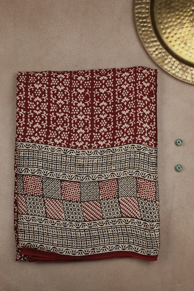 Block Printed saree-Matkatus 