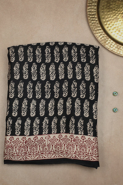 3pc Bagh Block Printed Natural Dyed Cotton Suit Material Set by BAGH PRINTS  BY UMAR FARUK KHATRI l iTokri आई.टोकरी