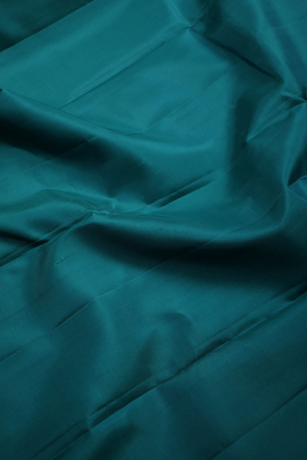 Plain Blue Kanchipuram Silk saree