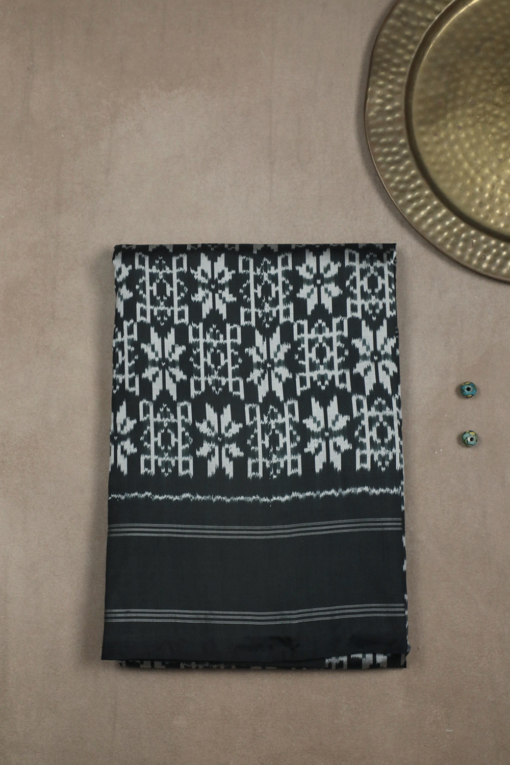 Ikat Silk Saree - Matkatus 