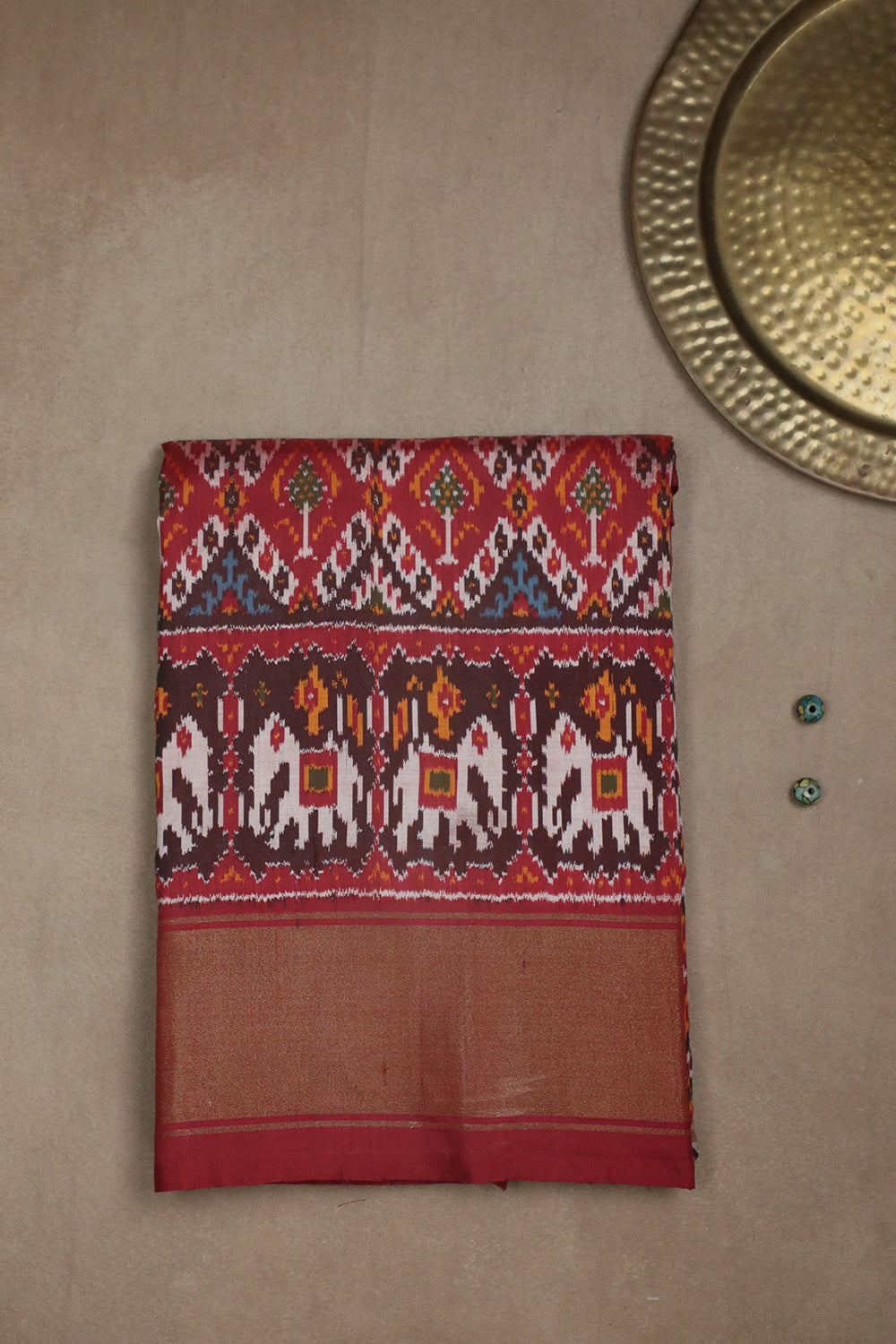 Ikat Silk Saree - Matkatus 