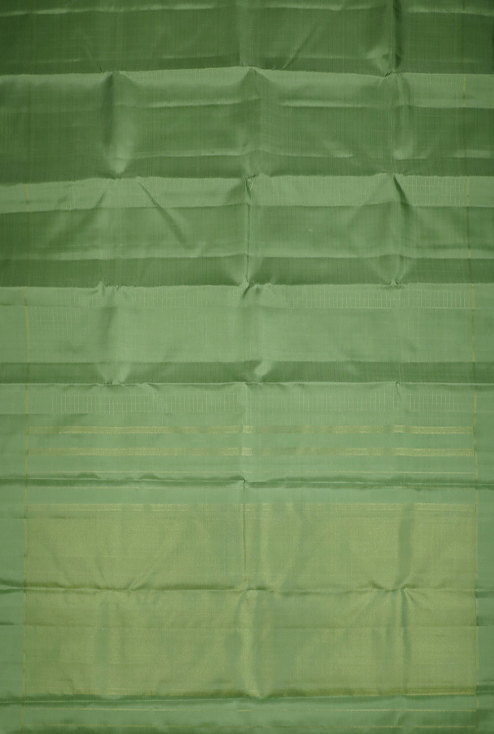 Zari Check on Green Kanchipuram Silk Saree