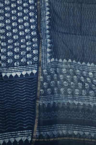 Mul Mul - Buy Mul Mul Block Printed Cotton Unstitched Suits Online ...