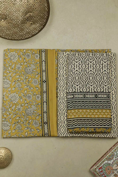 Mul Mul - Buy Mul Mul Block Printed Cotton Unstitched Suits Online ...