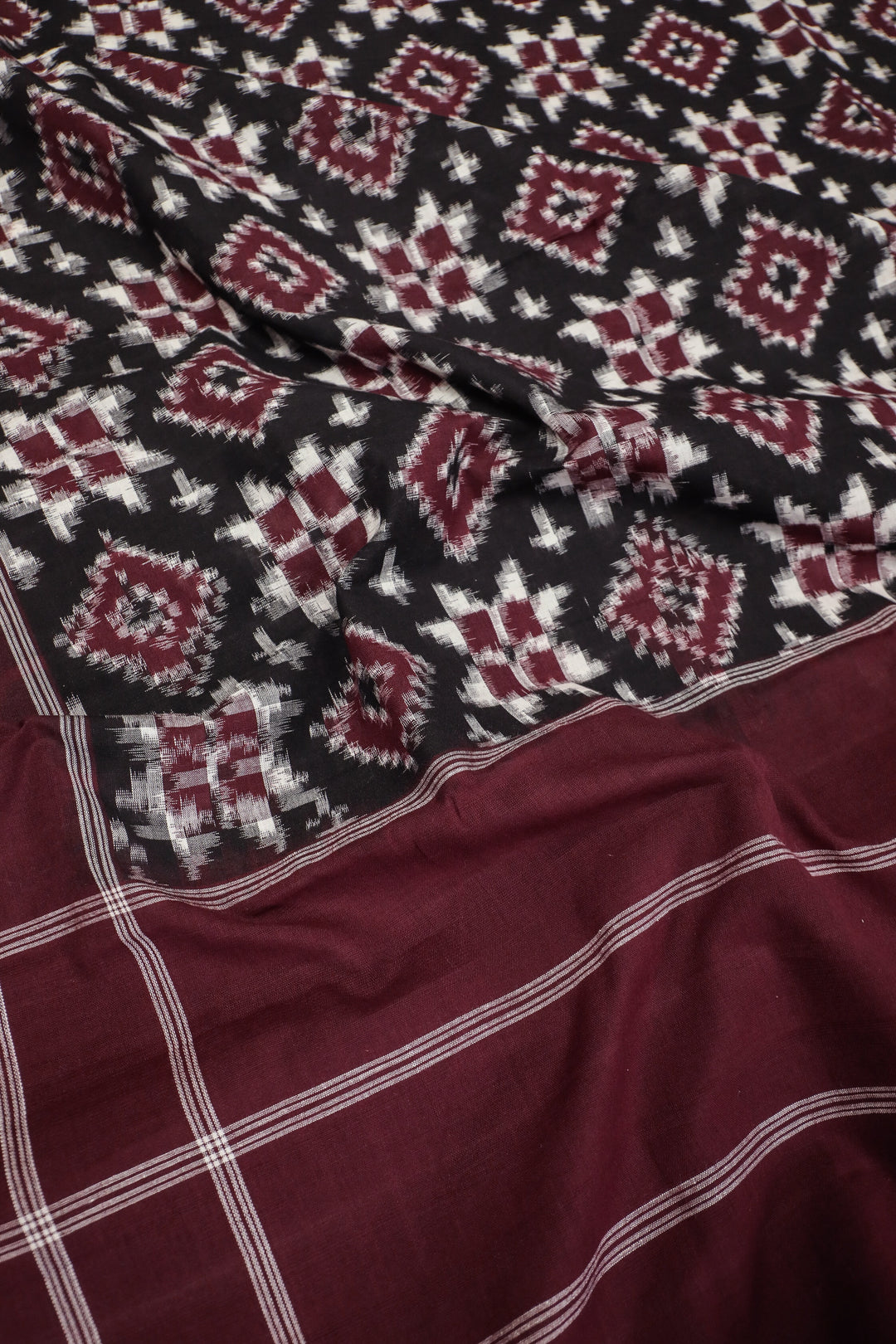 Ikat Cotton Dupatta - Matkatus