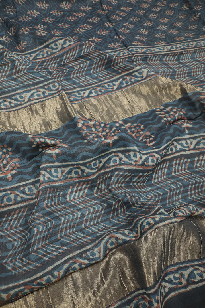 Block Printed Tussar Sarees - Matkatus