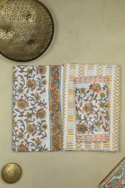 Mul Mul - Buy Mul Mul Block Printed Cotton Unstitched Suits Online ...