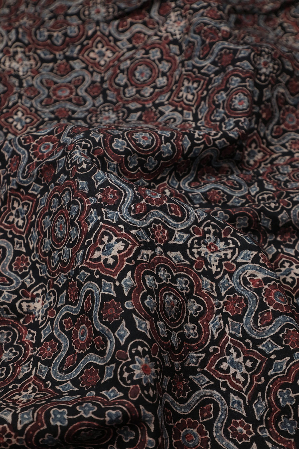 Ajrak Cotton Fabric-Matkatus