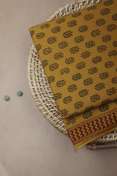 Bagh Print Cotton Fabric - Matkatus