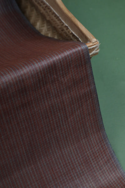 Dual Shaded Purple with Maroon Silk Cotton Fabric - 0.7m