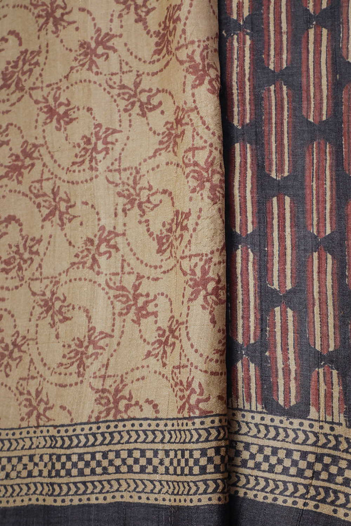 Tussar Silk Saree-Matkatus 