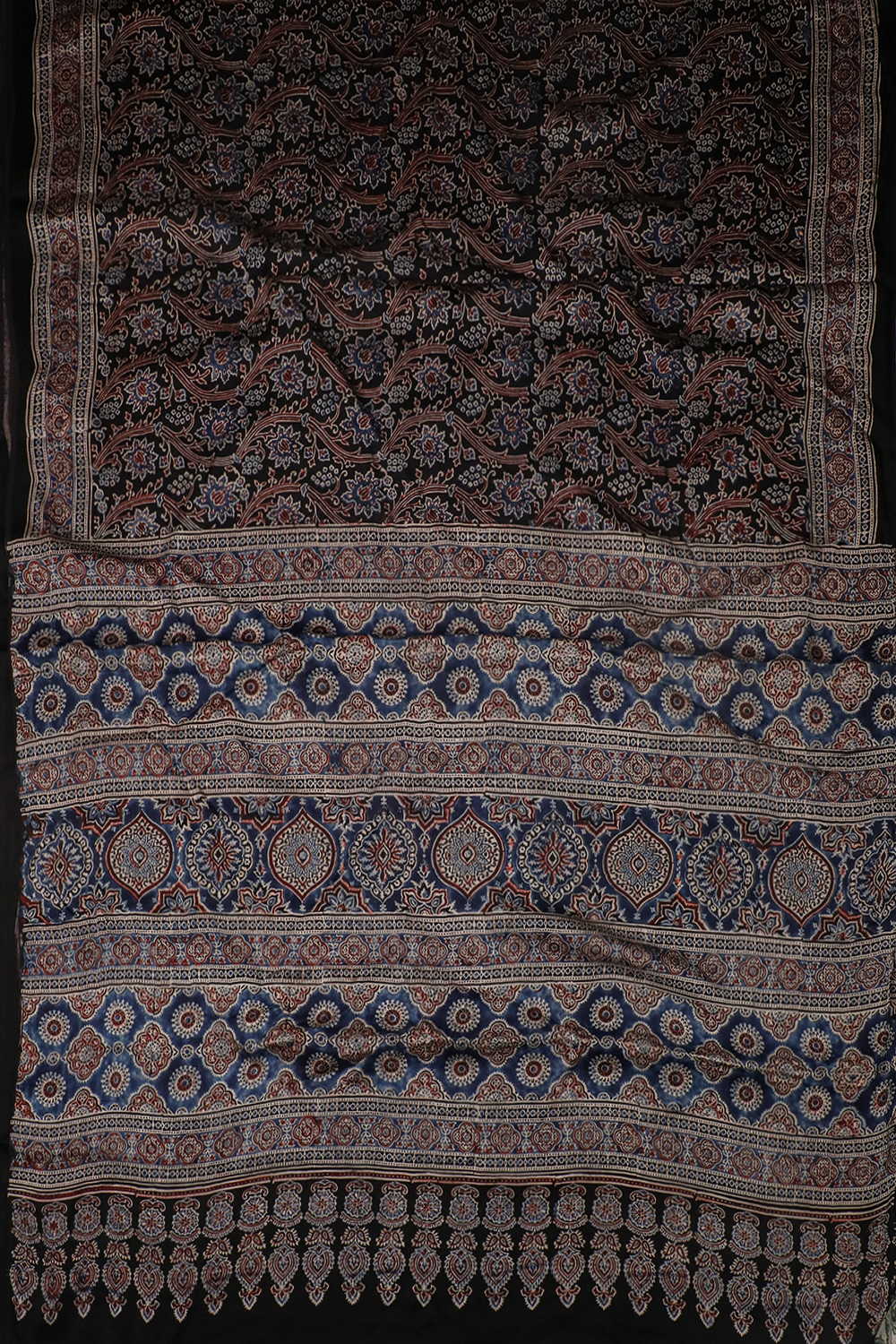 Block Printed Saree - Matkatus 