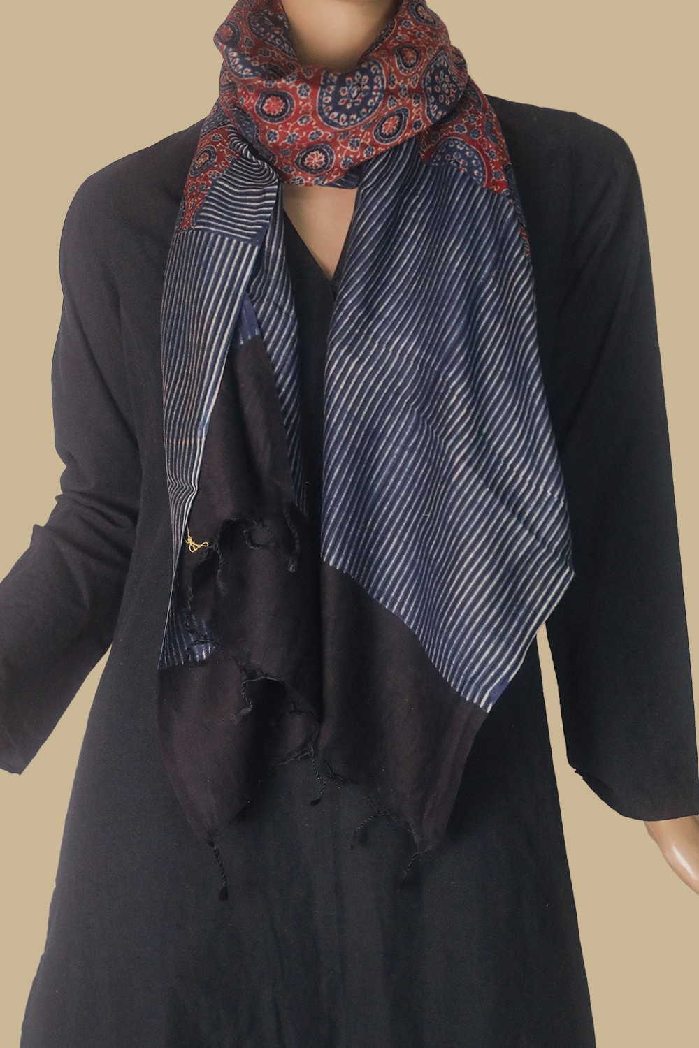 Silk Cotton Stole - Matkatus 