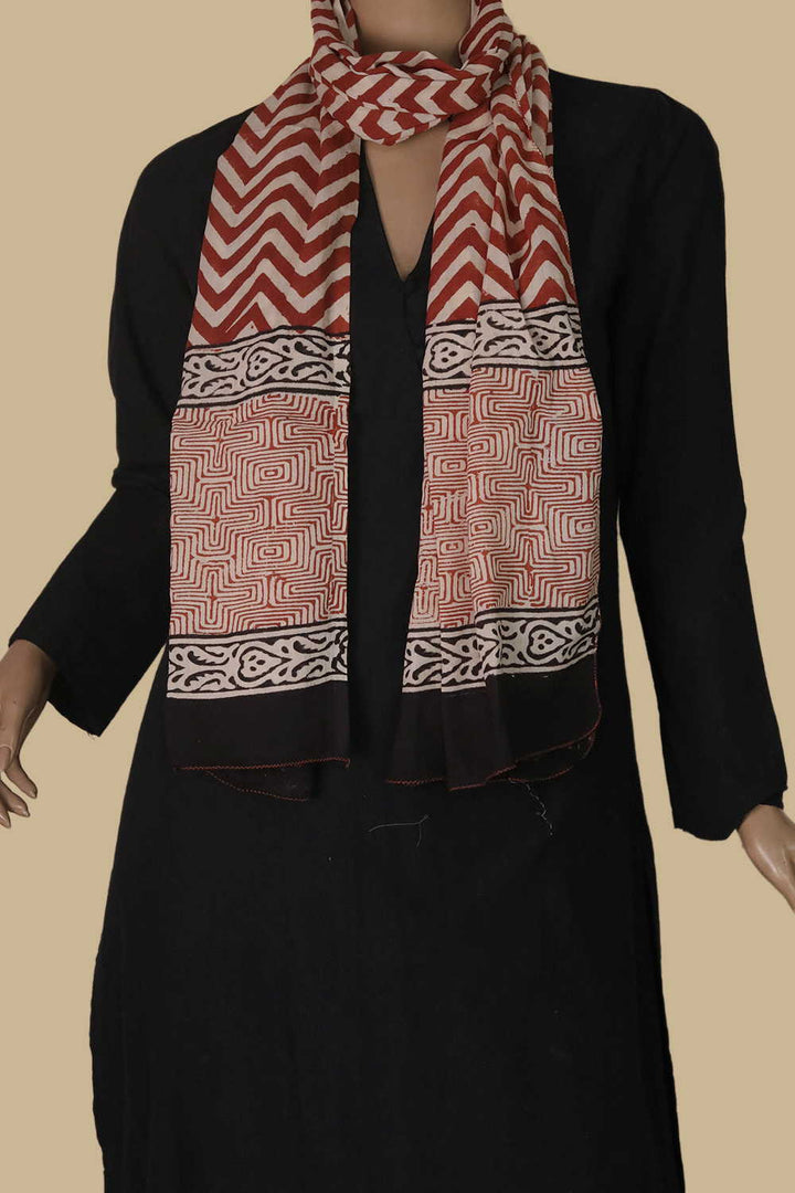 Block Printed Stoles - Matkatus 