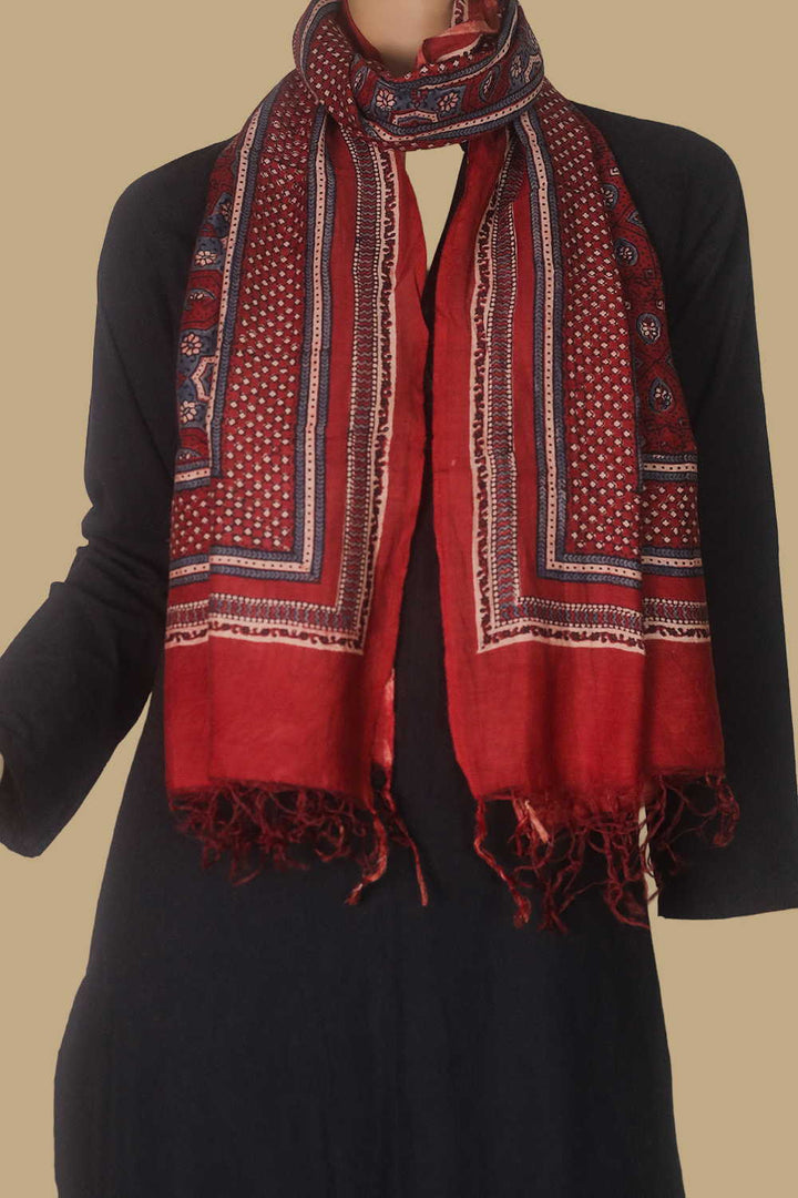 Silk Cotton Stole - Matkatus 