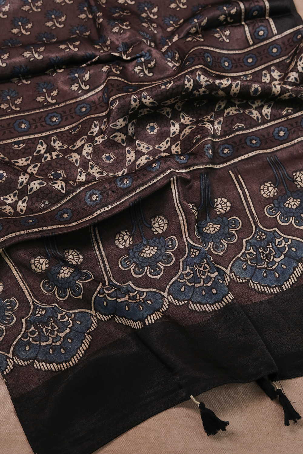 Ajrak Mashru Stole - Matkatus 