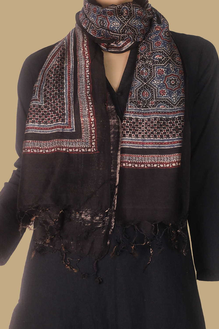 Silk Cotton Stole - Matkatus 