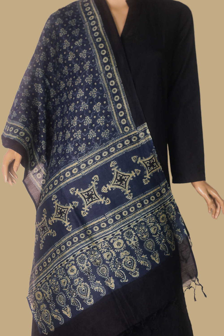 Silk Cotton Stole - Matkatus 