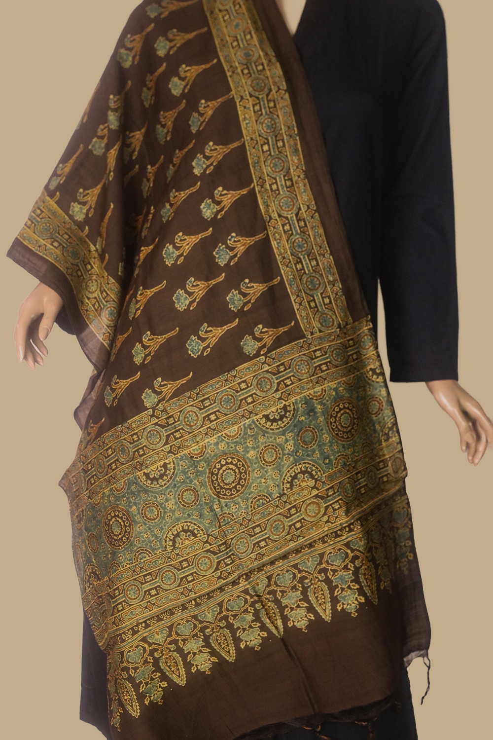 Silk Cotton Stole - Matkatus 