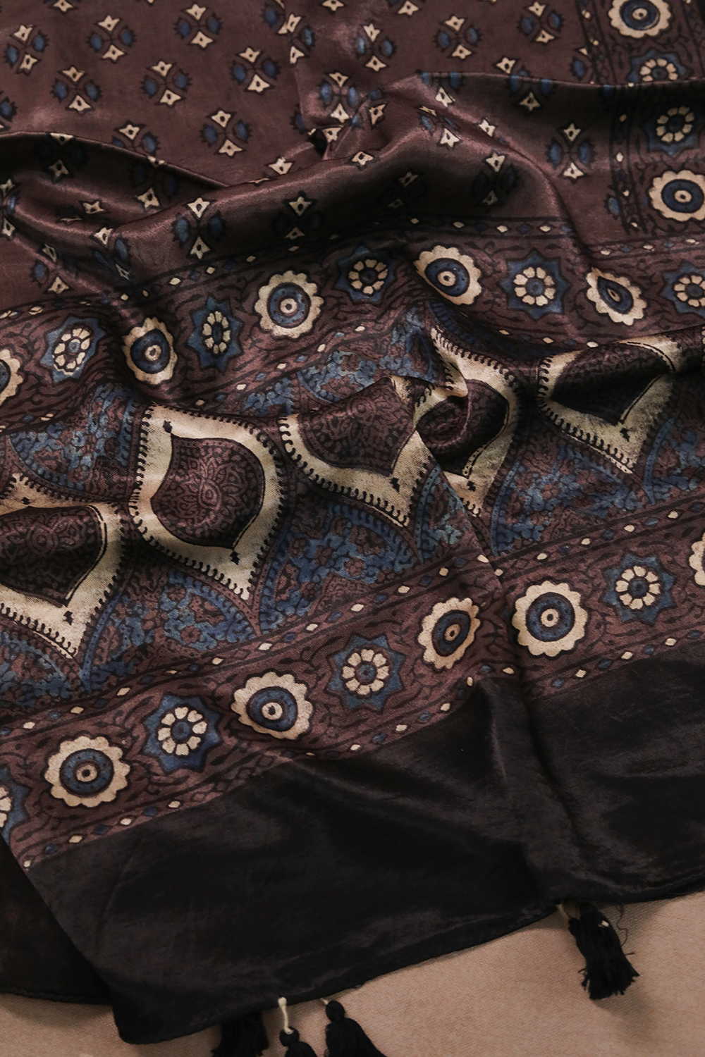 Ajrak Mashru Stole - Matkatus 