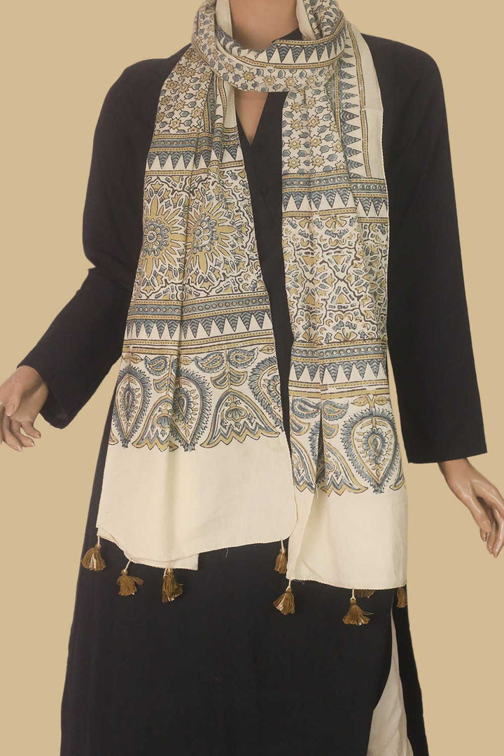 Block Printed Stoles - Matkatus 