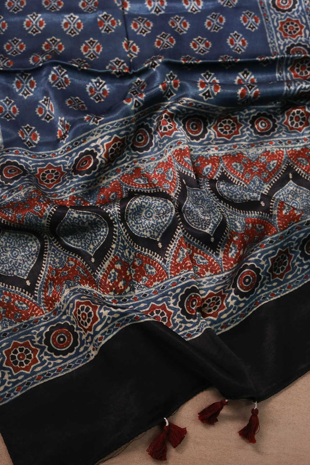 Ajrak Mashru Stole - Matkatus 