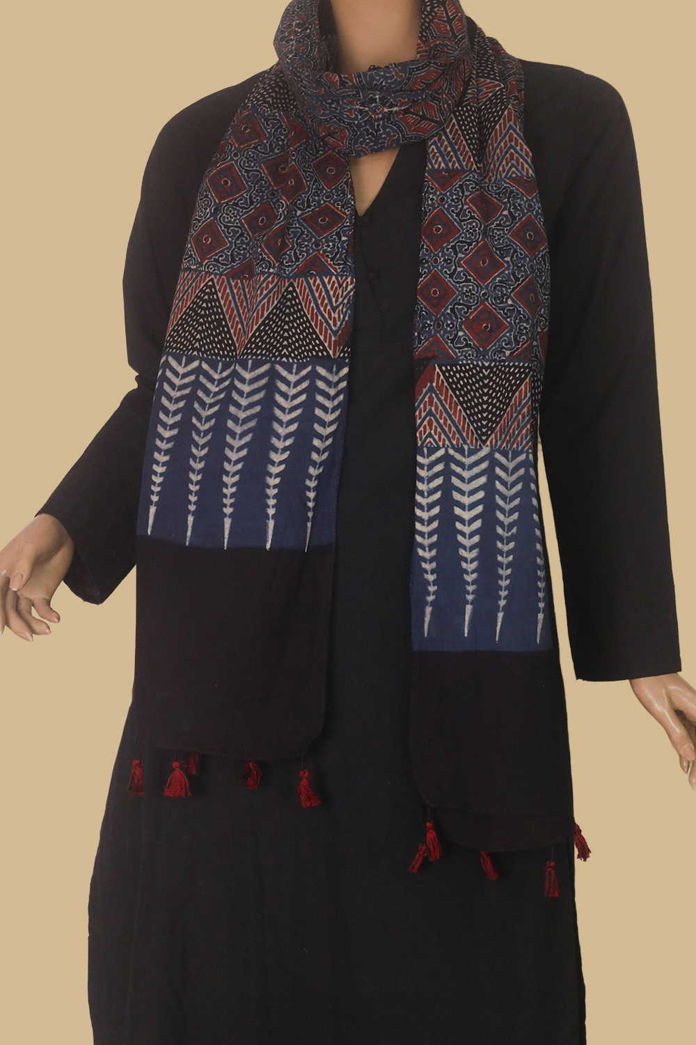 Block Printed Stoles - Matkatus 