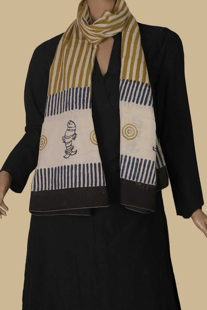 Block Printed Stoles - Matkatus 