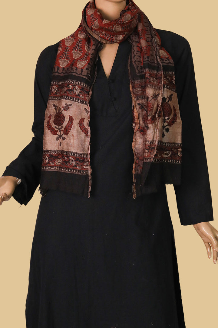 Chanderi Silk Cotton Stoles  - Matkatus