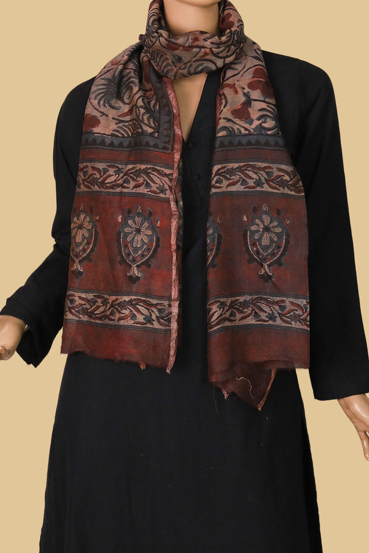 Chanderi Silk Cotton Stoles  - Matkatus