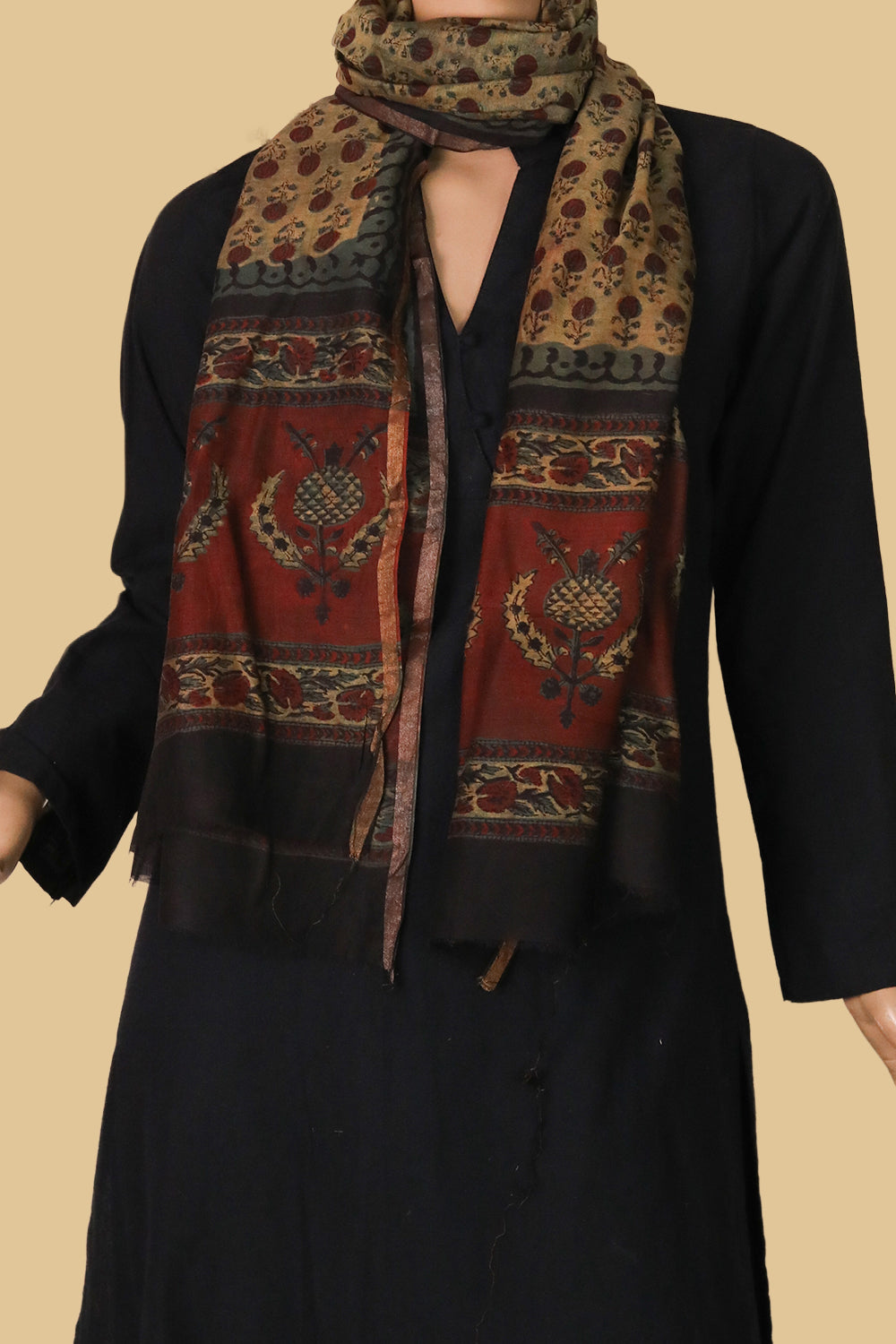 Chanderi Silk Cotton Stoles  - Matkatus