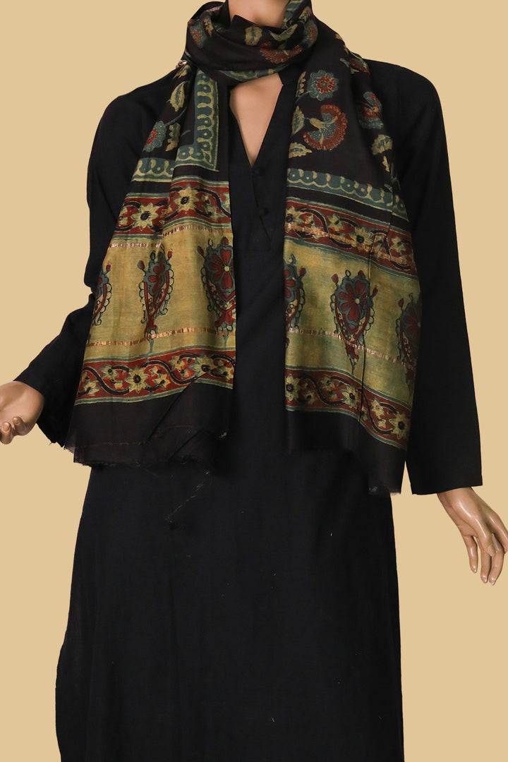 Chanderi Silk Cotton Stoles  - Matkatus