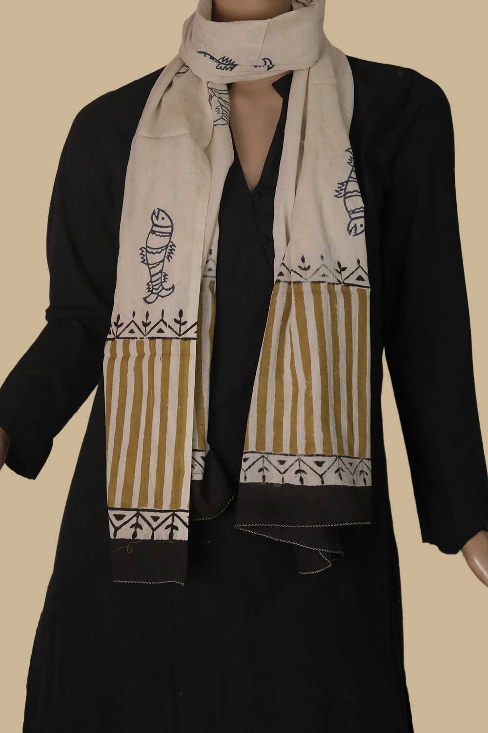 Block Printed Stoles - Matkatus 