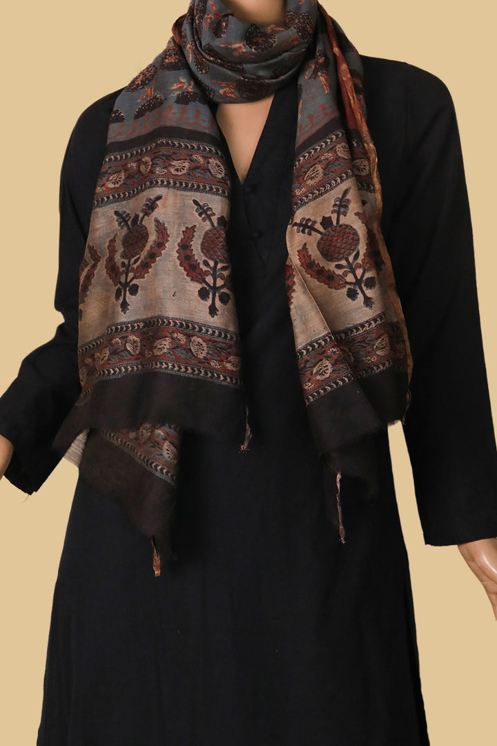 Chanderi Silk Cotton Stoles  - Matkatus