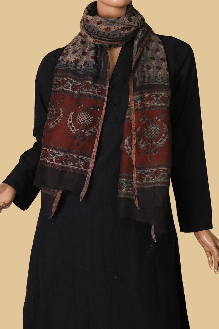 Chanderi Silk Cotton Stoles  - Matkatus
