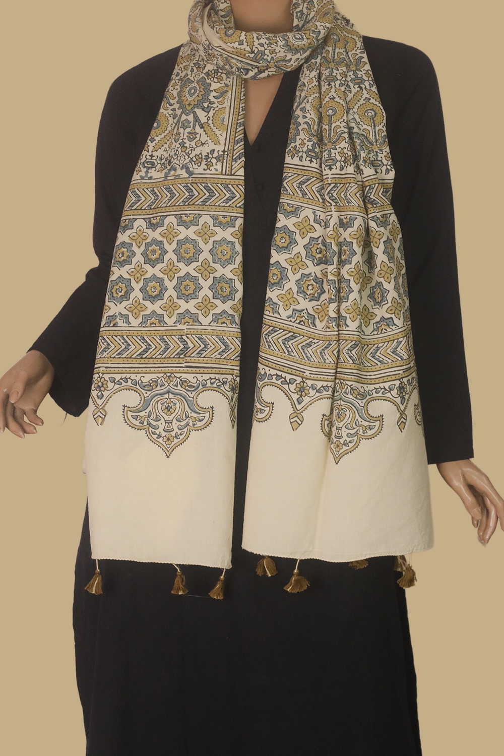Block Printed Stoles - Matkatus 