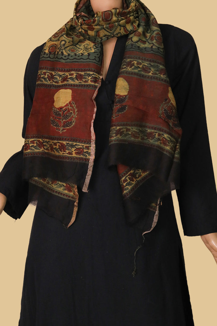 Chanderi Silk Cotton Stoles  - Matkatus