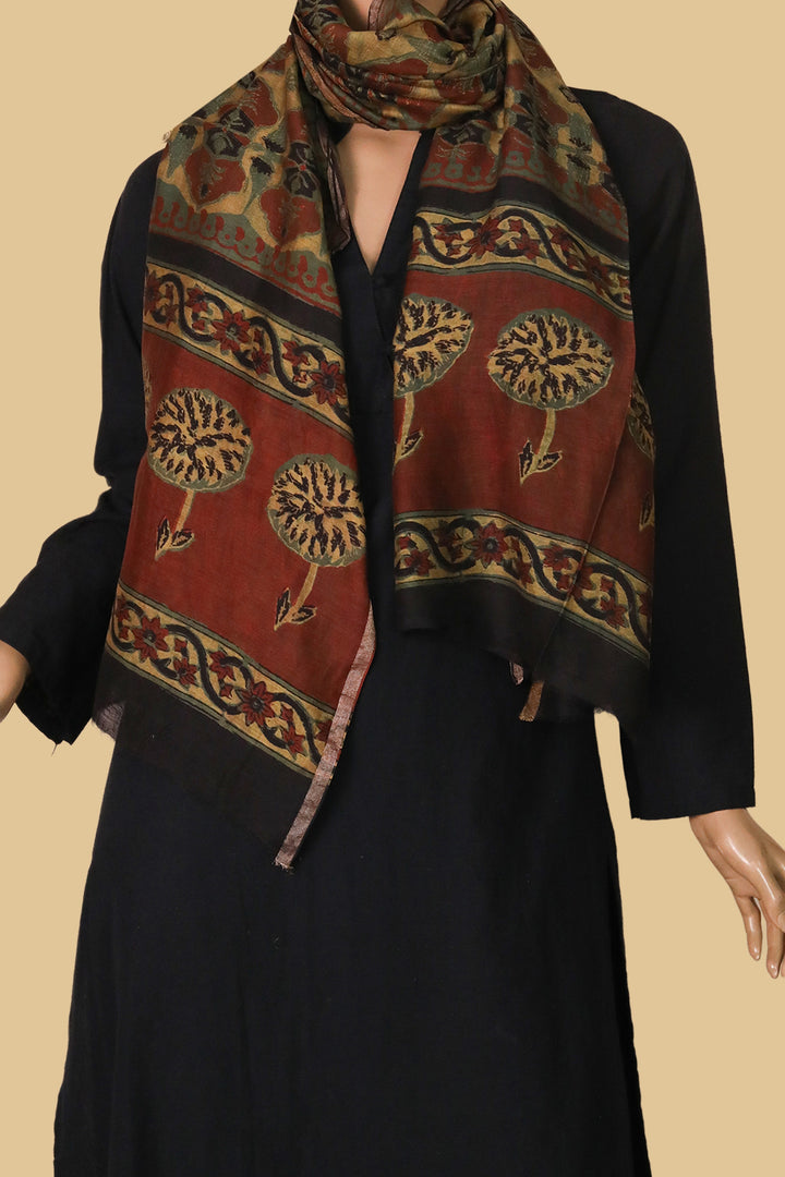 Chanderi Silk Cotton Stoles  - Matkatus