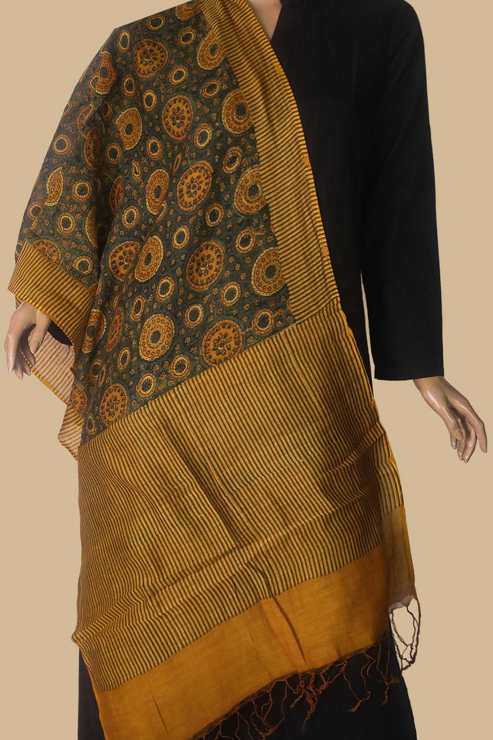 Silk Cotton Stole - Matkatus 