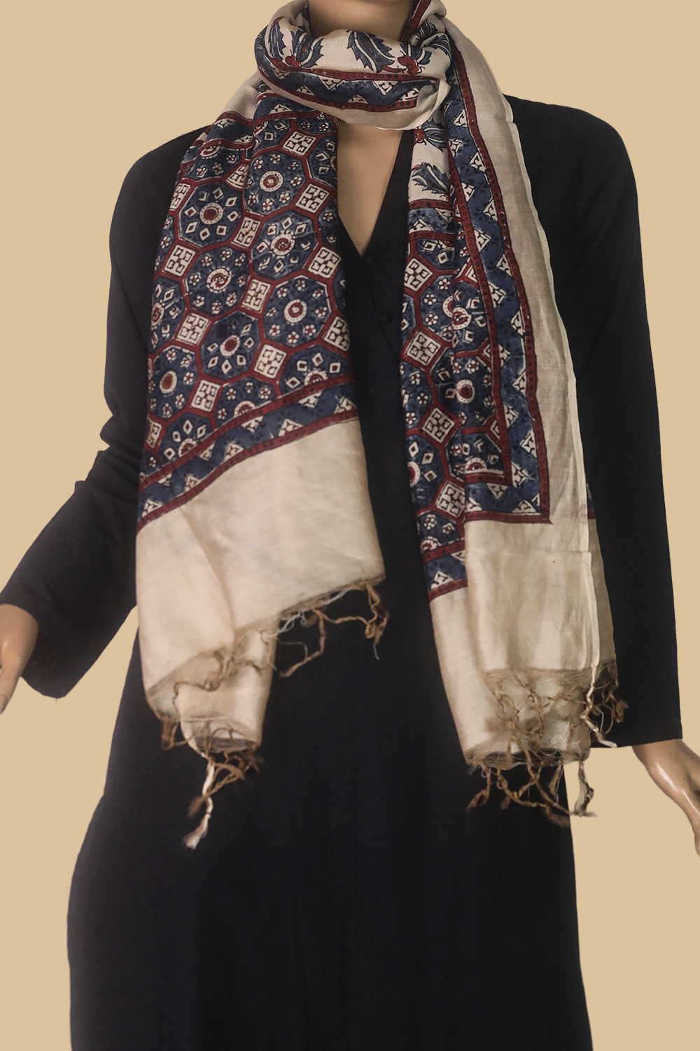 Silk Cotton Stole - Matkatus 