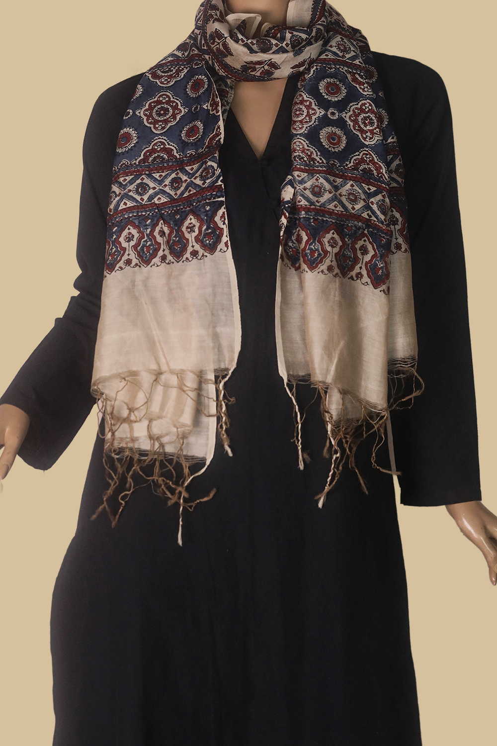 Silk Cotton Stole - Matkatus 
