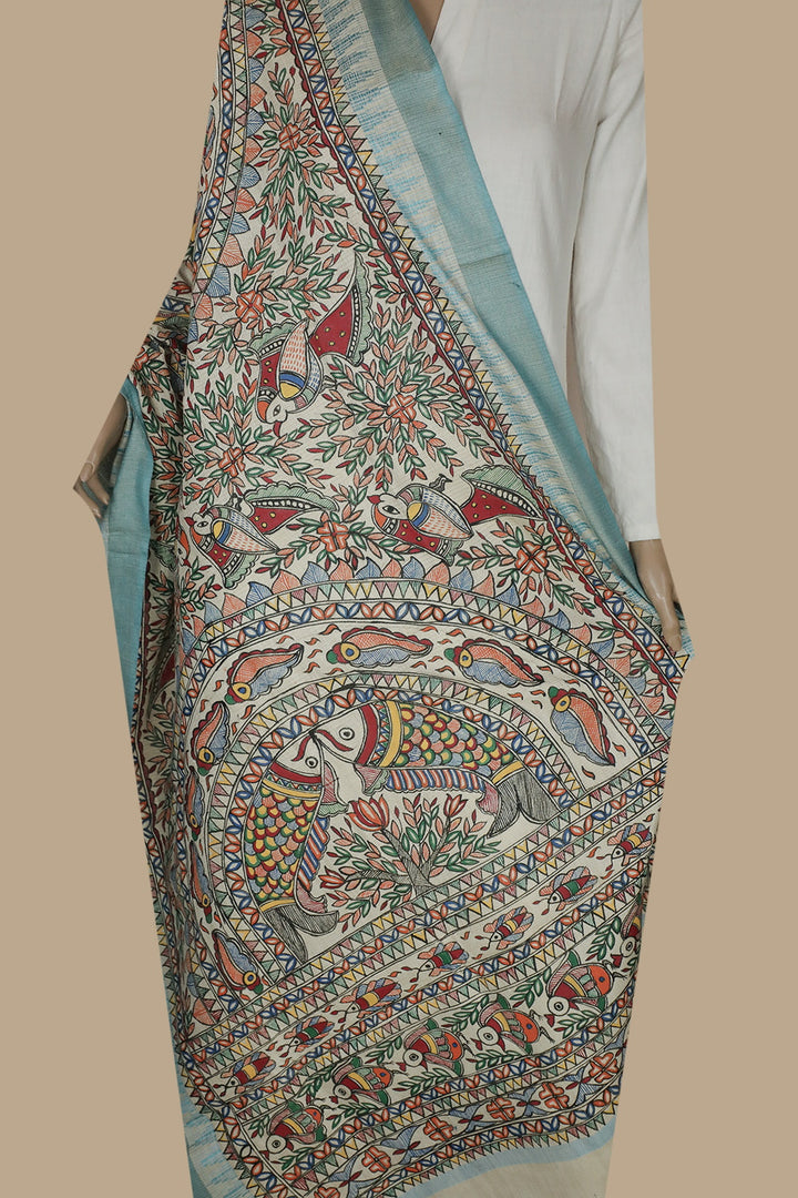Madubani Dupatta - Matkatus