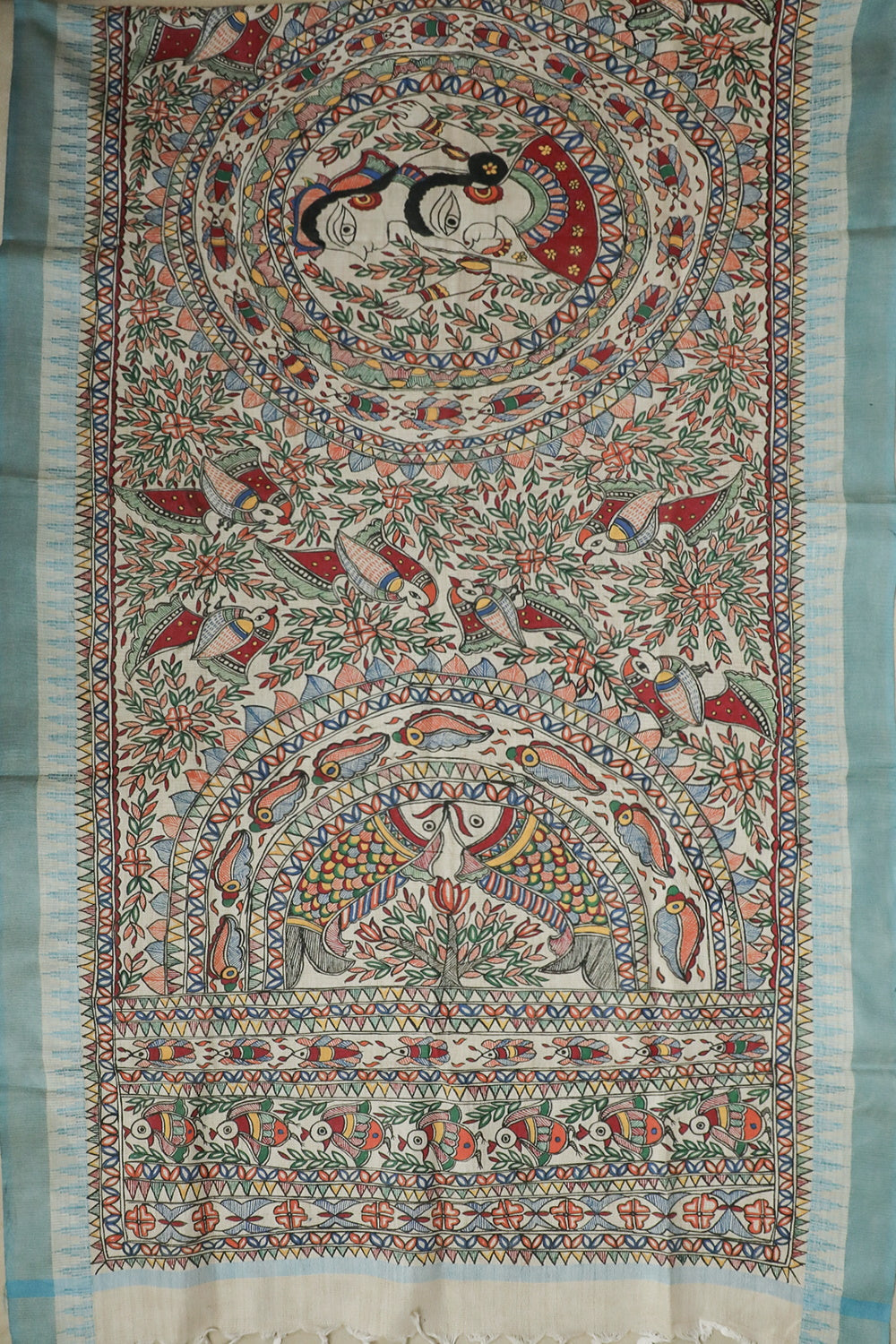 Hand Painted Dupatta - Matkatus
