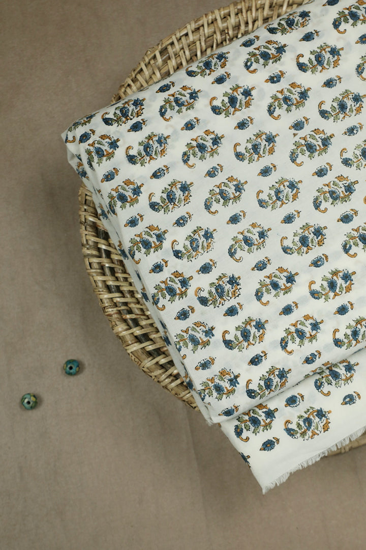Block Printed Fabric-Matkatus 