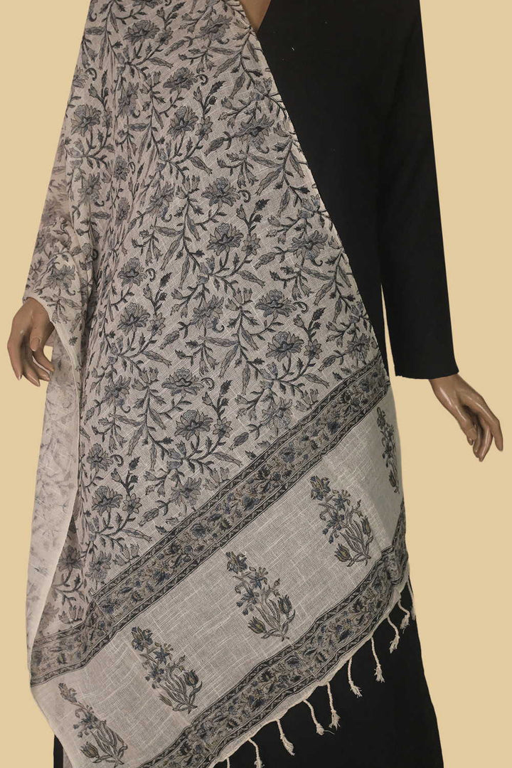 Block Printed Stole - Matkatus 