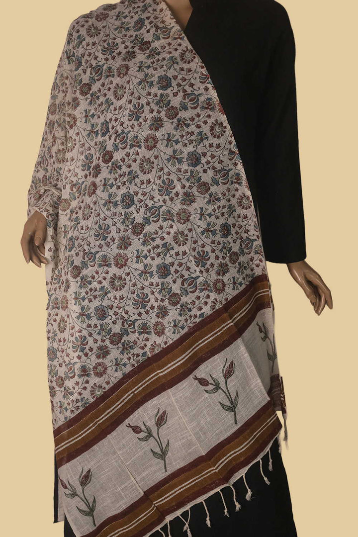 Block Printed Stole - Matkatus 
